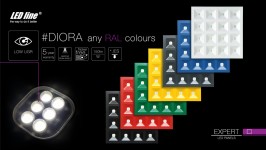 LED line® Panel DIORA 15-36W 4000K 2250-5040lm square